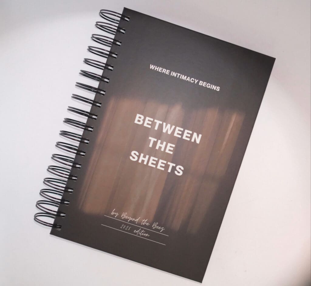 Shows Beyond the Beez Between the sheets sex journal front cover